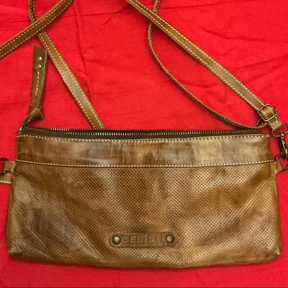 Bed Stu Tan Leather Shoulder Bag - Picture 8 of 8